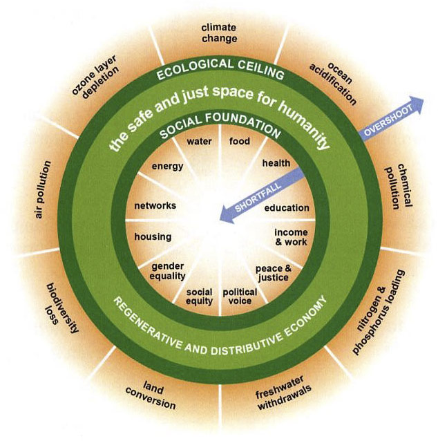 The doughnut economic diagram